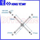 KING TONY 19911722 十字套筒板手 17-22mm