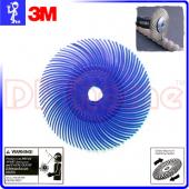 3M 旋風拋光輪 400# 湛藍 3〞(75mm) Radial Bristle Disc