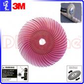 3M 旋風拋光輪 800# 桃紅 3〞(75mm) Radial Bristle Disc