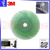 3M 旋風拋光輪 8000# 淺綠 3〞(75mm) Radial Bristle Disc