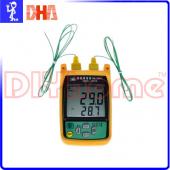 雙組溫度表 液晶顯示 DH-3004